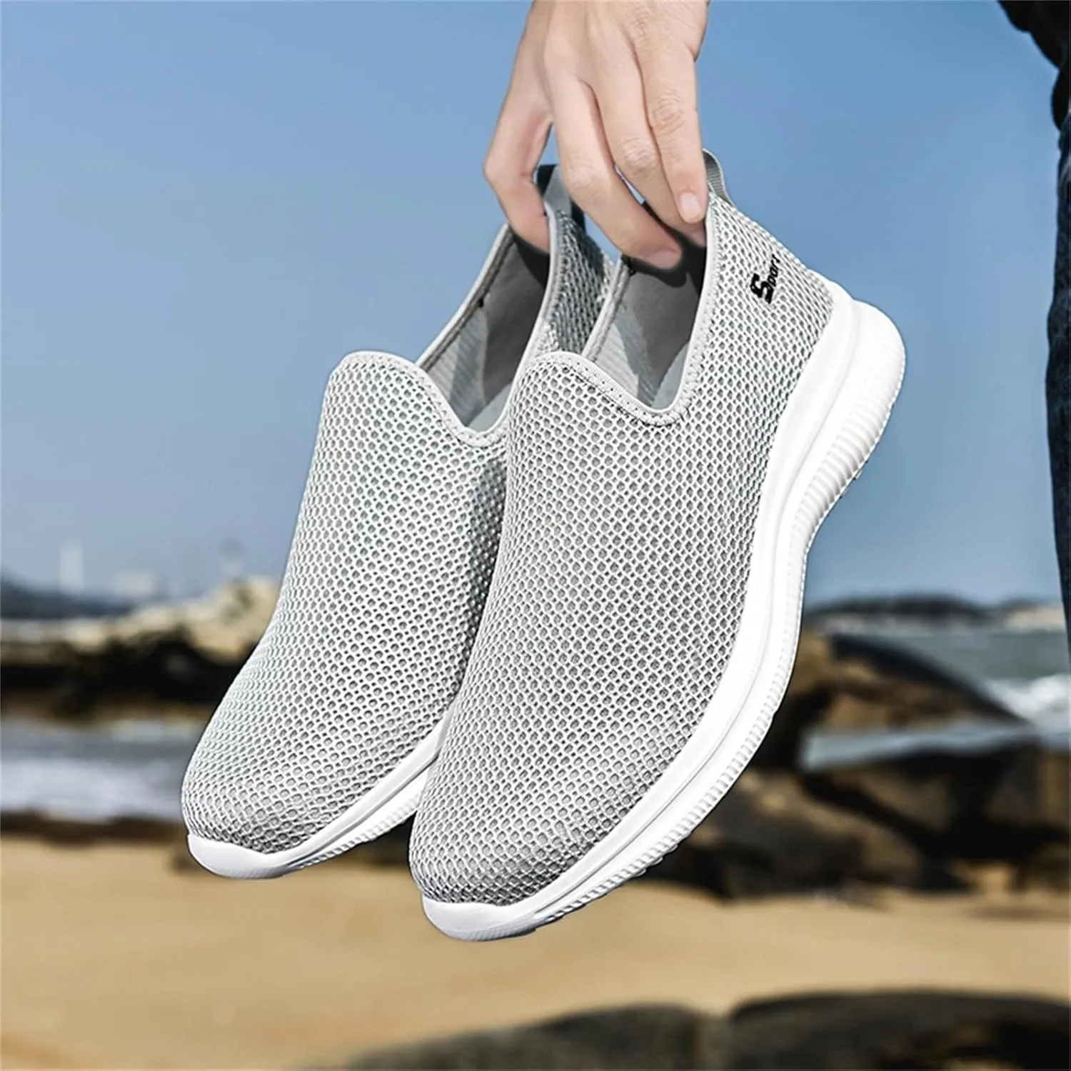 Women's Sneakers Athletic Sport Running Tennis Walking Shoes Tennis Shoes Men Wide Business Casual Shoes Waterproof Sneakers White Tennis Shoe White Loafers