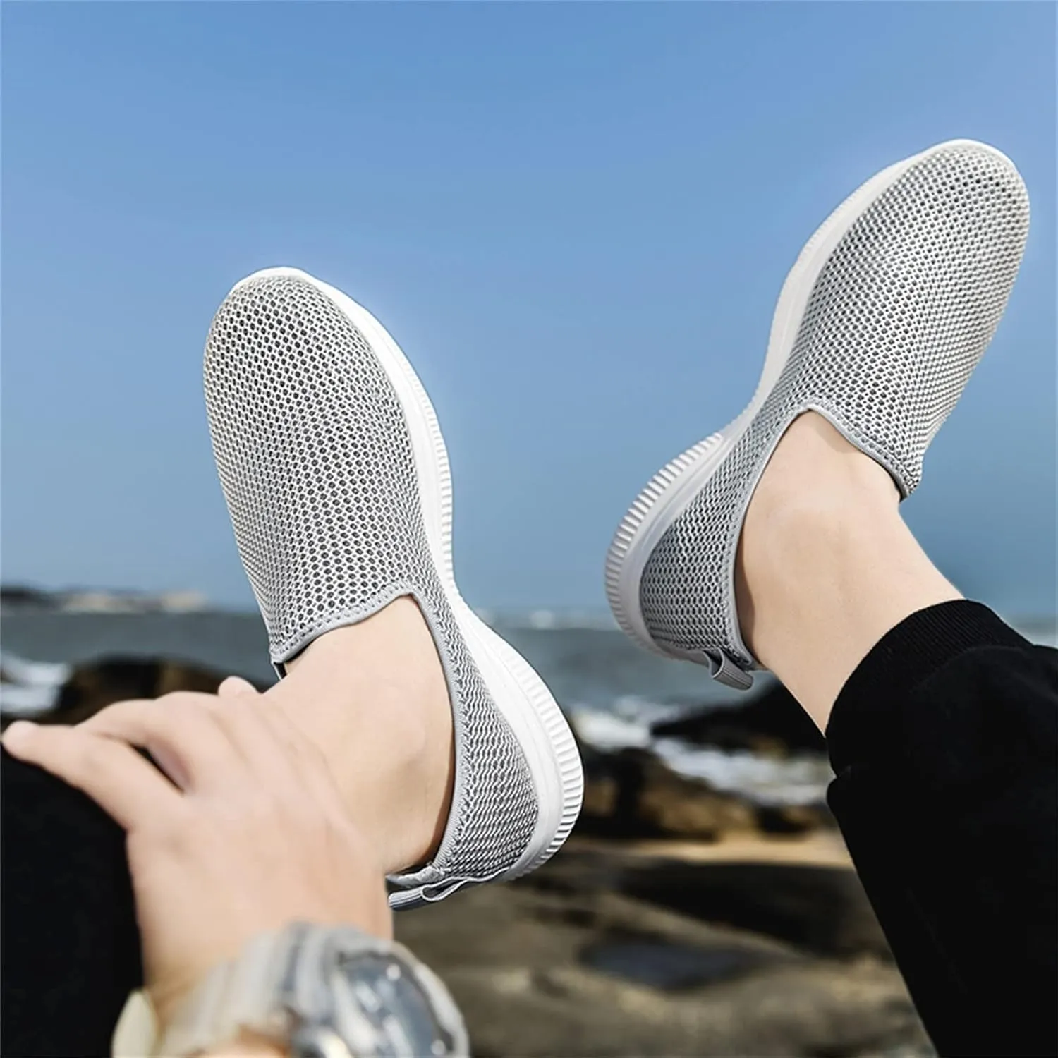 Women's Sneakers Athletic Sport Running Tennis Walking Shoes Tennis Shoes Men Wide Business Casual Shoes Waterproof Sneakers White Tennis Shoe White Loafers