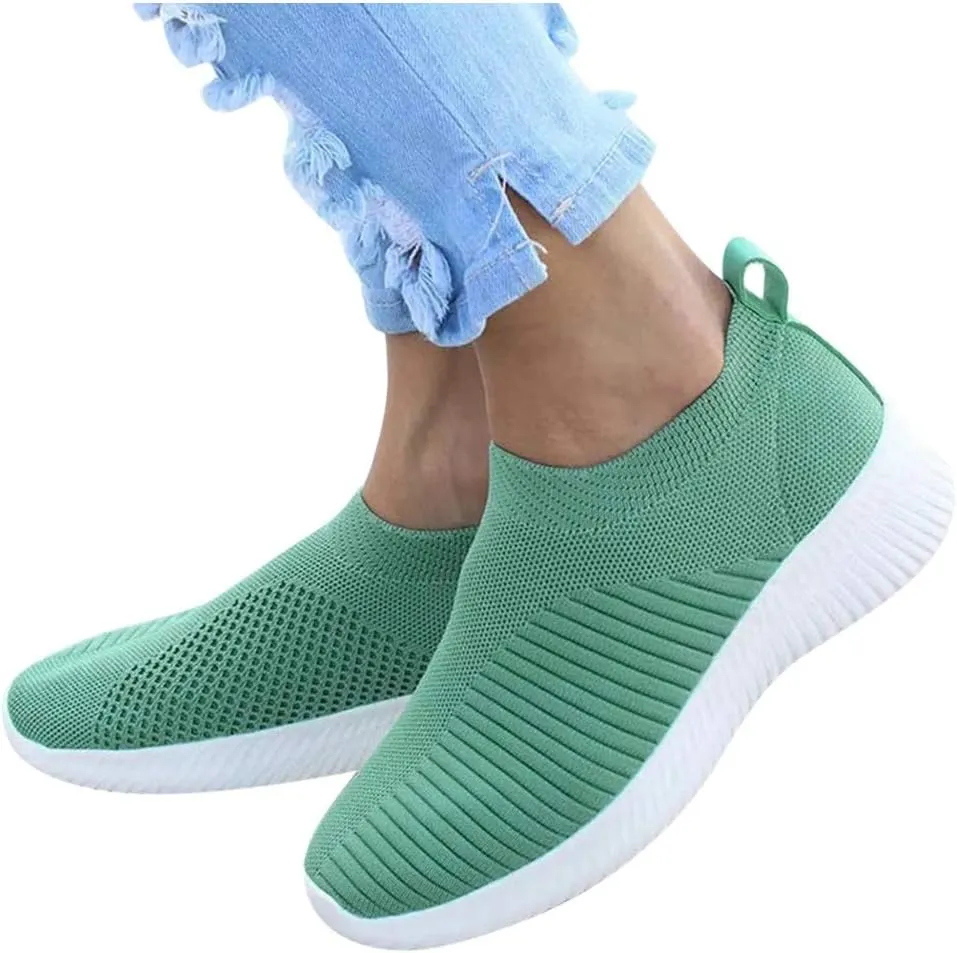 Womens Walking Shoes Sock Casual Ladies Fashion Sneakers Slip On Shoes Women High Top Men Casual Dress Shoes Fashion Sneakers 2025 Waterproof Tennis Shoe Casual Loafers