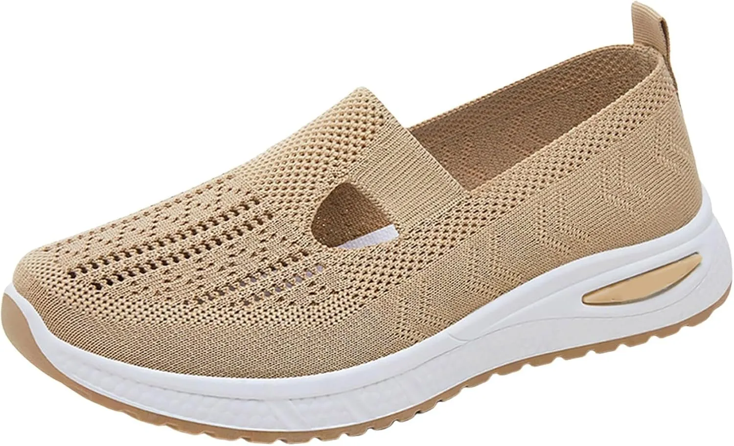 Women's Woven Orthopedic Breathable Soft Shoes Non Slip Work Shoes Women Flat Feet Women Shoes Casual Fashion Sneakers White Tennis Shoe White Loafers