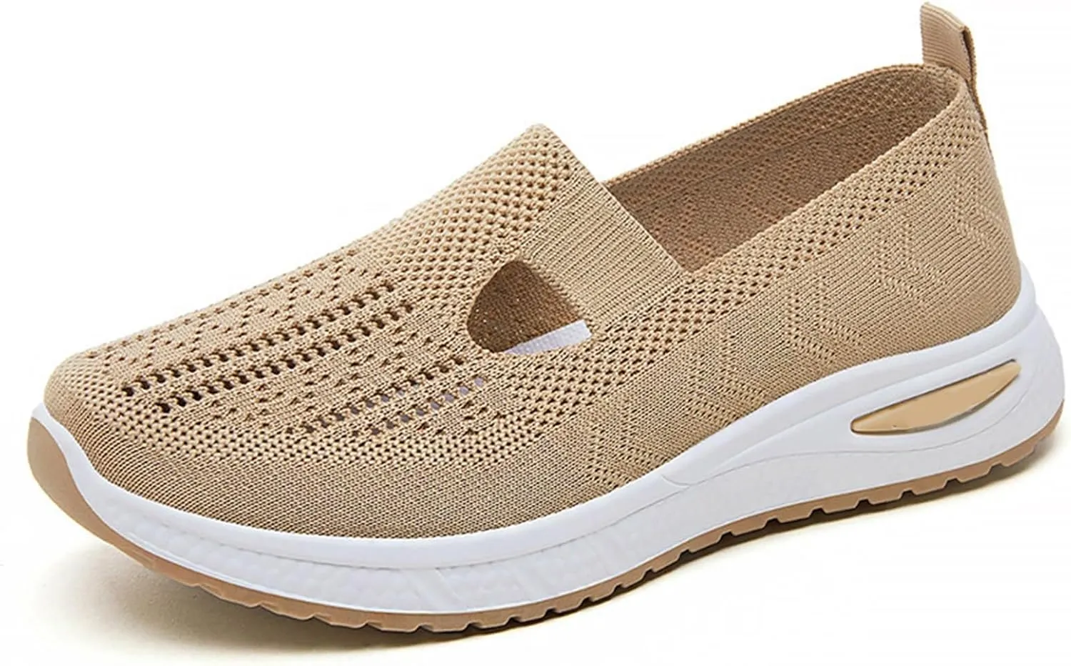 Women's Woven Orthopedic Breathable Soft Shoes Non Slip Work Shoes Women Flat Feet Women Shoes Casual Fashion Sneakers White Tennis Shoe White Loafers