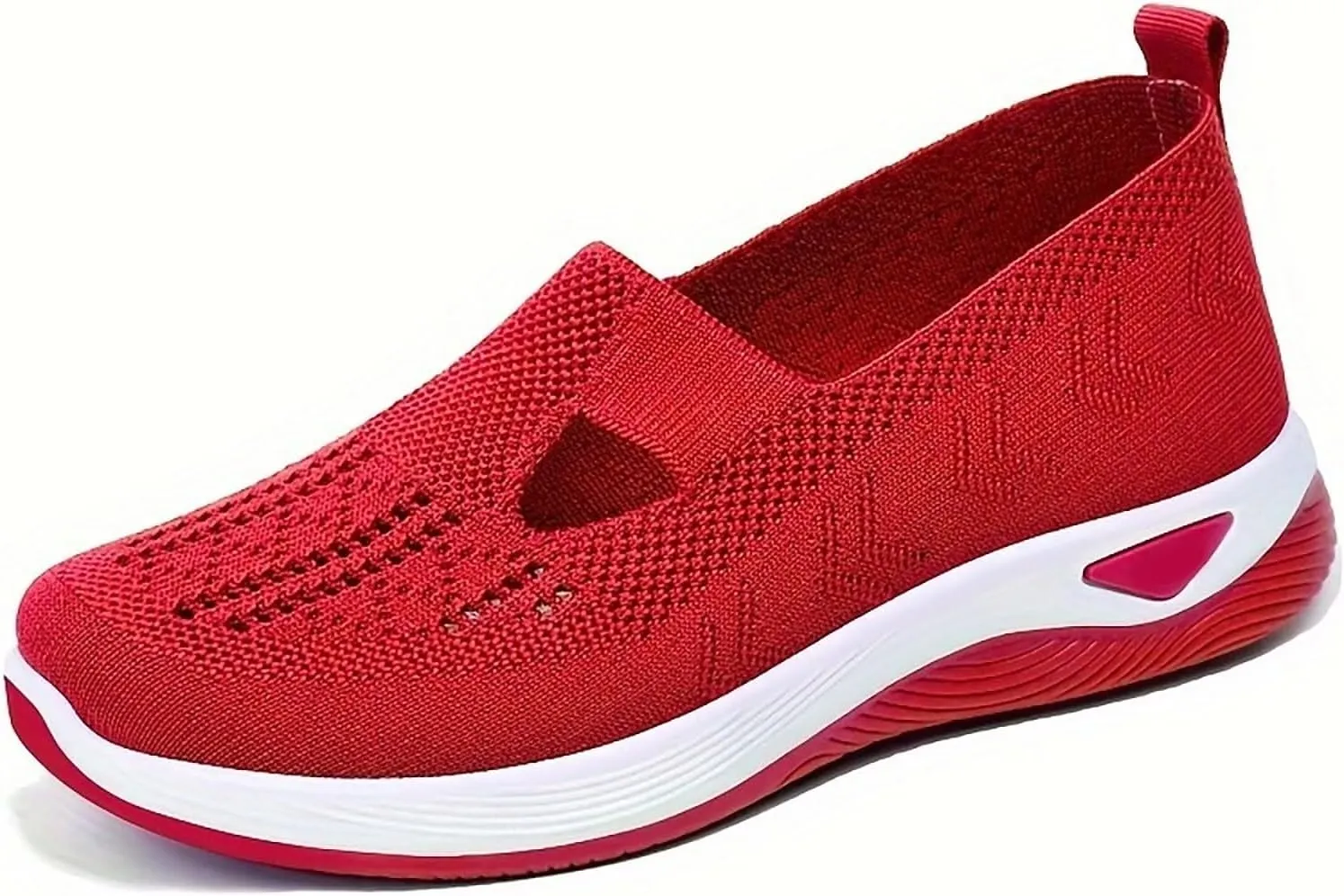 Women's Woven Orthopedic Breathable Soft Shoes Running Shoes for Women Wide Feet White Casual Shoes White Platform Sneakers Waterproof Tennis Shoe Trainers Shoe
