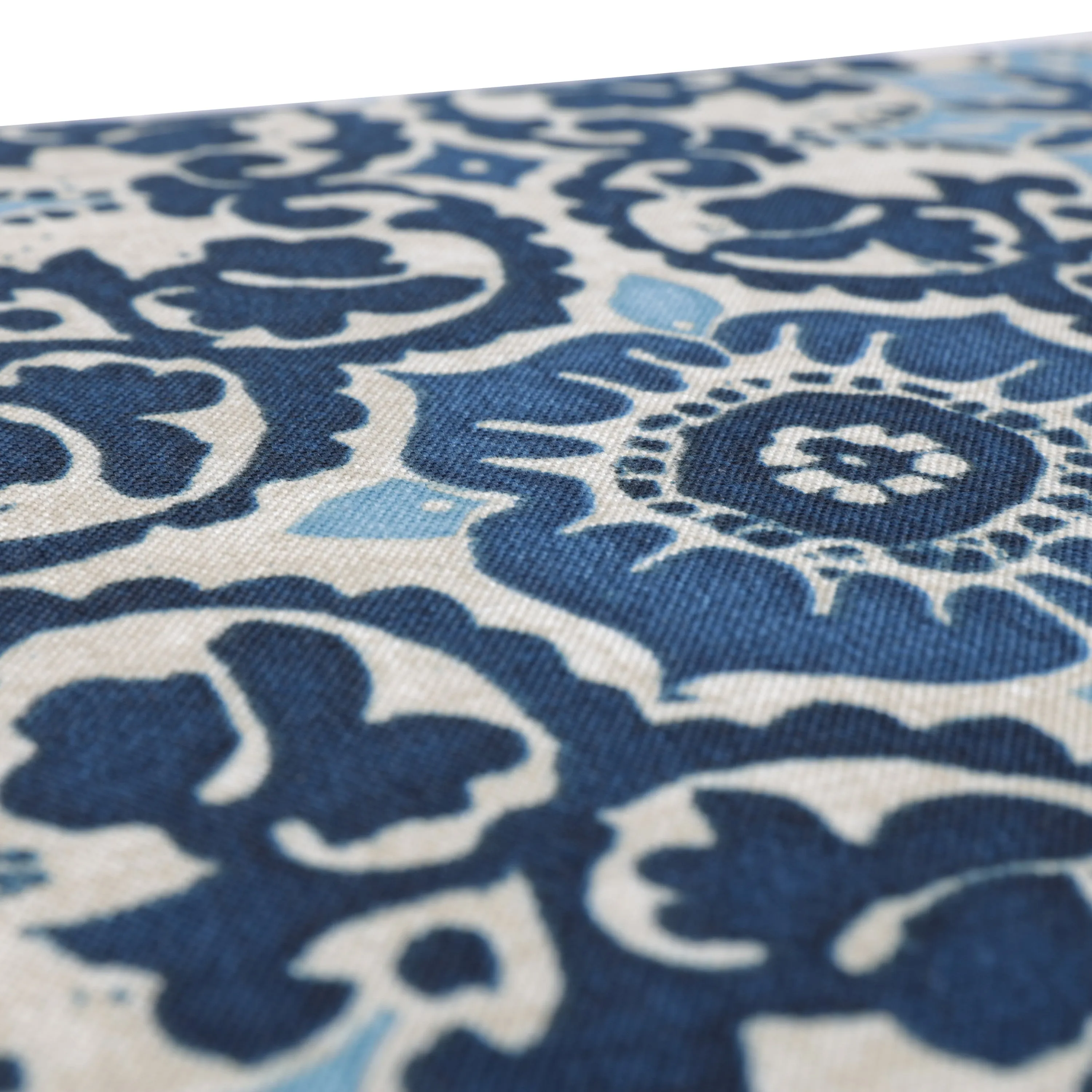 Woodblock Prism Blue 18.5-Inch Throw Pillow (Set Of 2)
