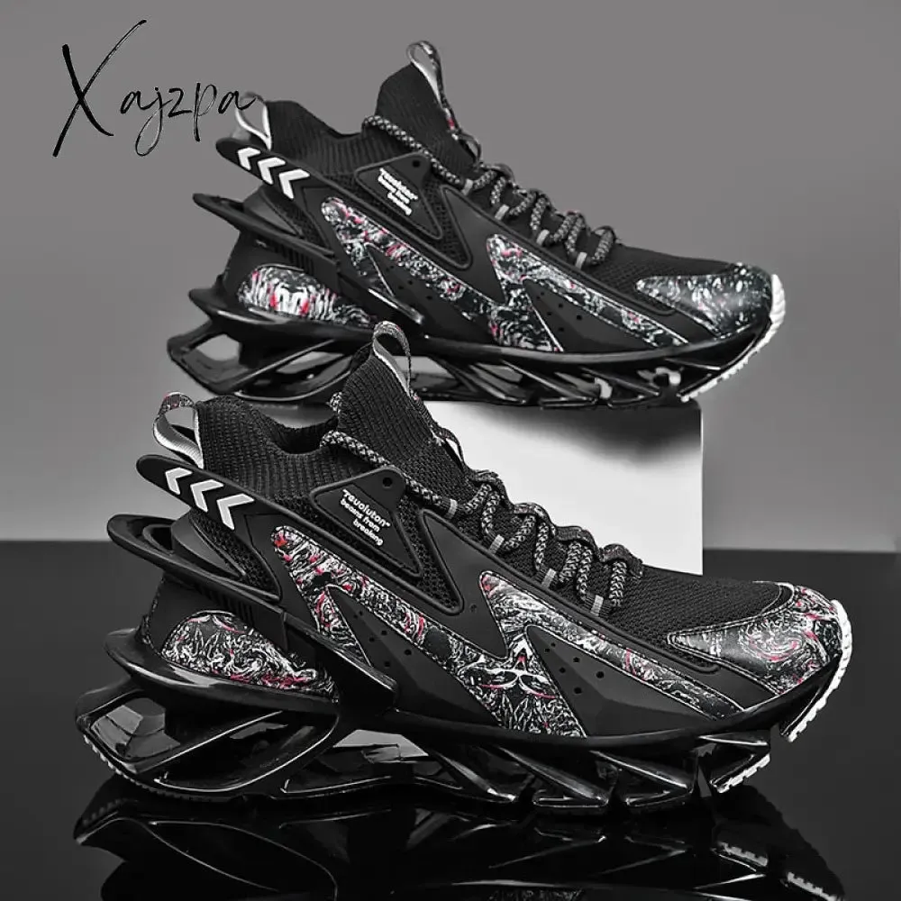Xajzpa - men shoes Sneakers Male tenis Luxury designer shoes Mens casual Shoes platform Shoes fashion Blade loafers running Shoe for men