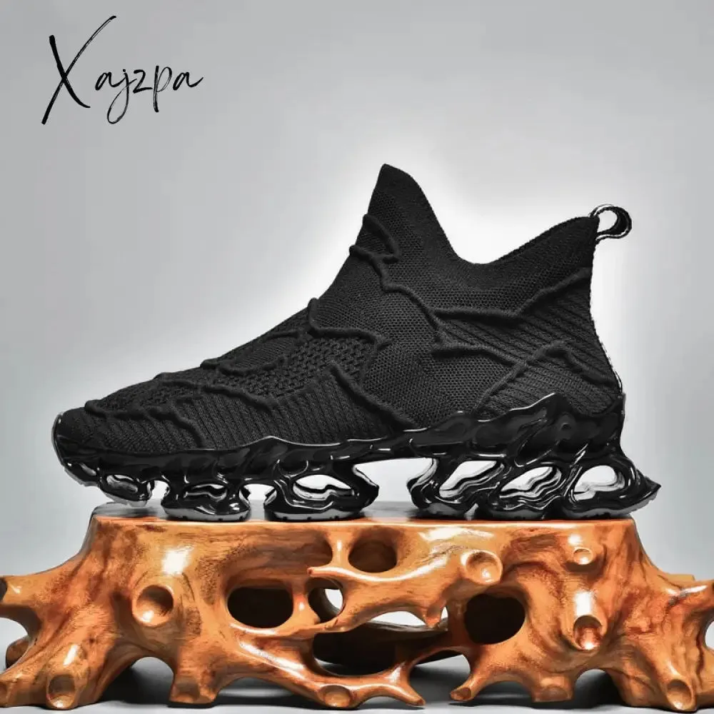Xajzpa - men shoes Sneakers Male tenis Luxury designer shoes Mens casual Shoes platform Shoes fashion Blade loafers running Shoe for men