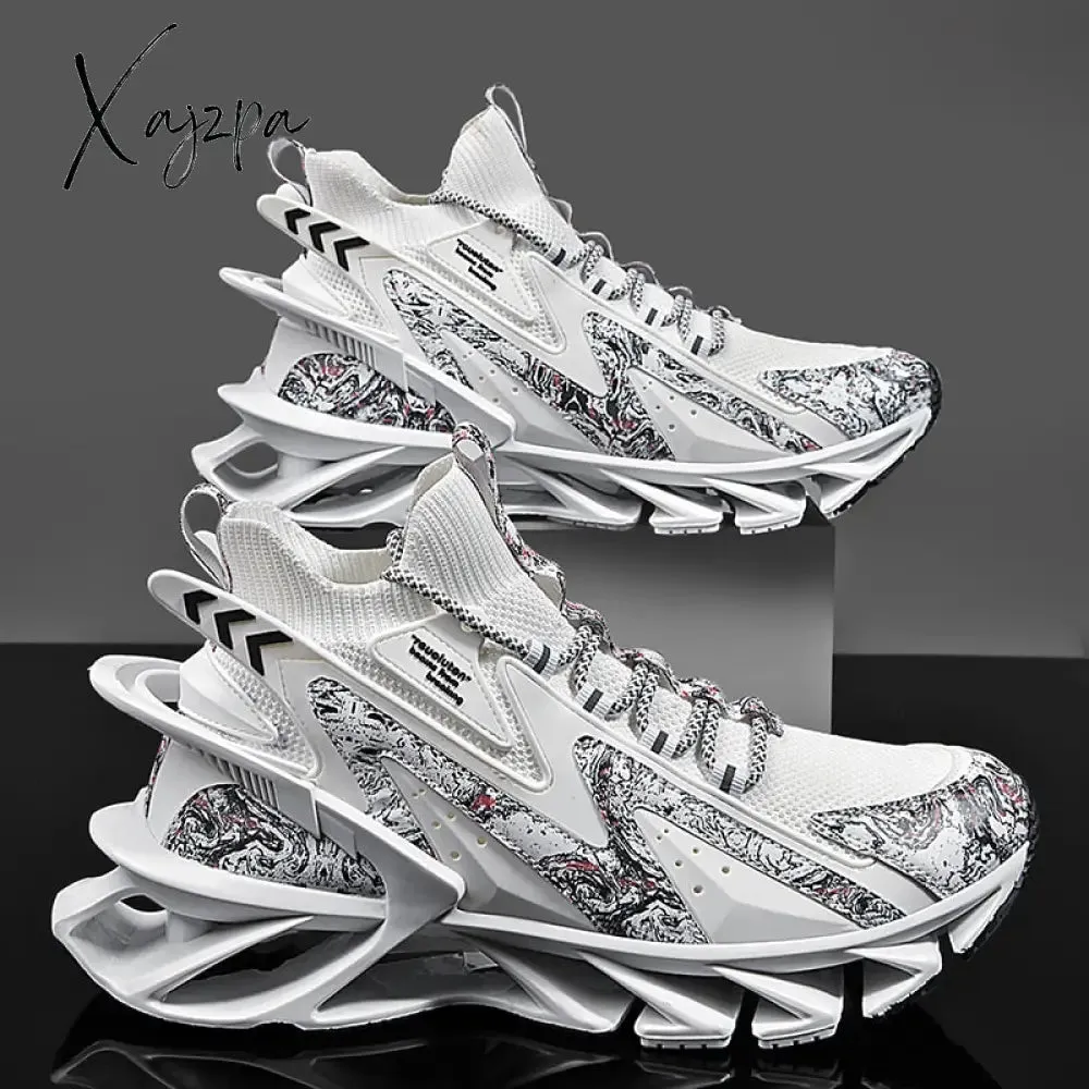 Xajzpa - men shoes Sneakers Male tenis Luxury designer shoes Mens casual Shoes platform Shoes fashion Blade loafers running Shoe for men