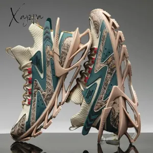 Xajzpa - men shoes Sneakers Male tenis Luxury designer shoes Mens casual Shoes platform Shoes fashion Blade loafers running Shoe for men