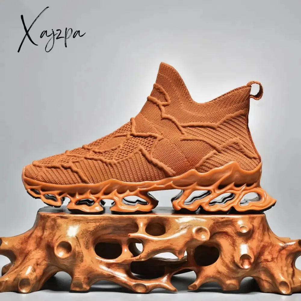 Xajzpa - men shoes Sneakers Male tenis Luxury designer shoes Mens casual Shoes platform Shoes fashion Blade loafers running Shoe for men