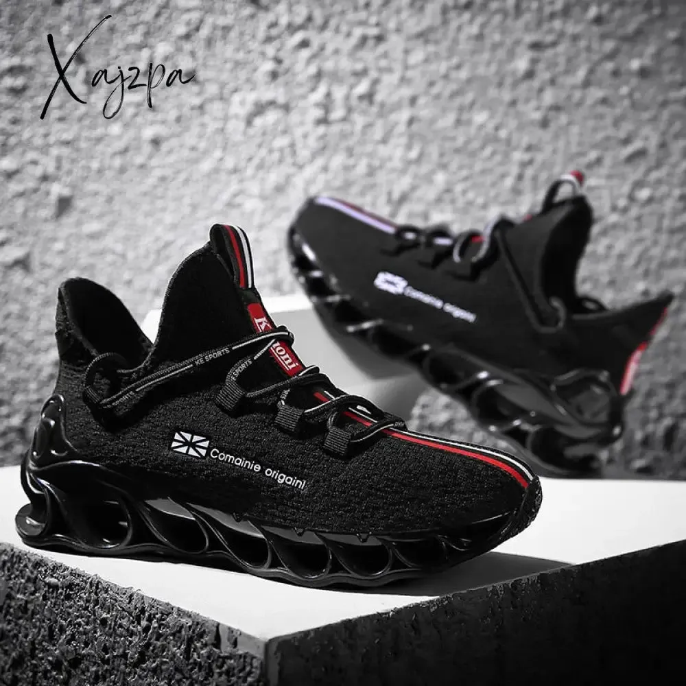 Xajzpa - men shoes Sneakers Male tenis Luxury designer shoes Mens casual Shoes platform Shoes fashion Blade loafers running Shoe for men