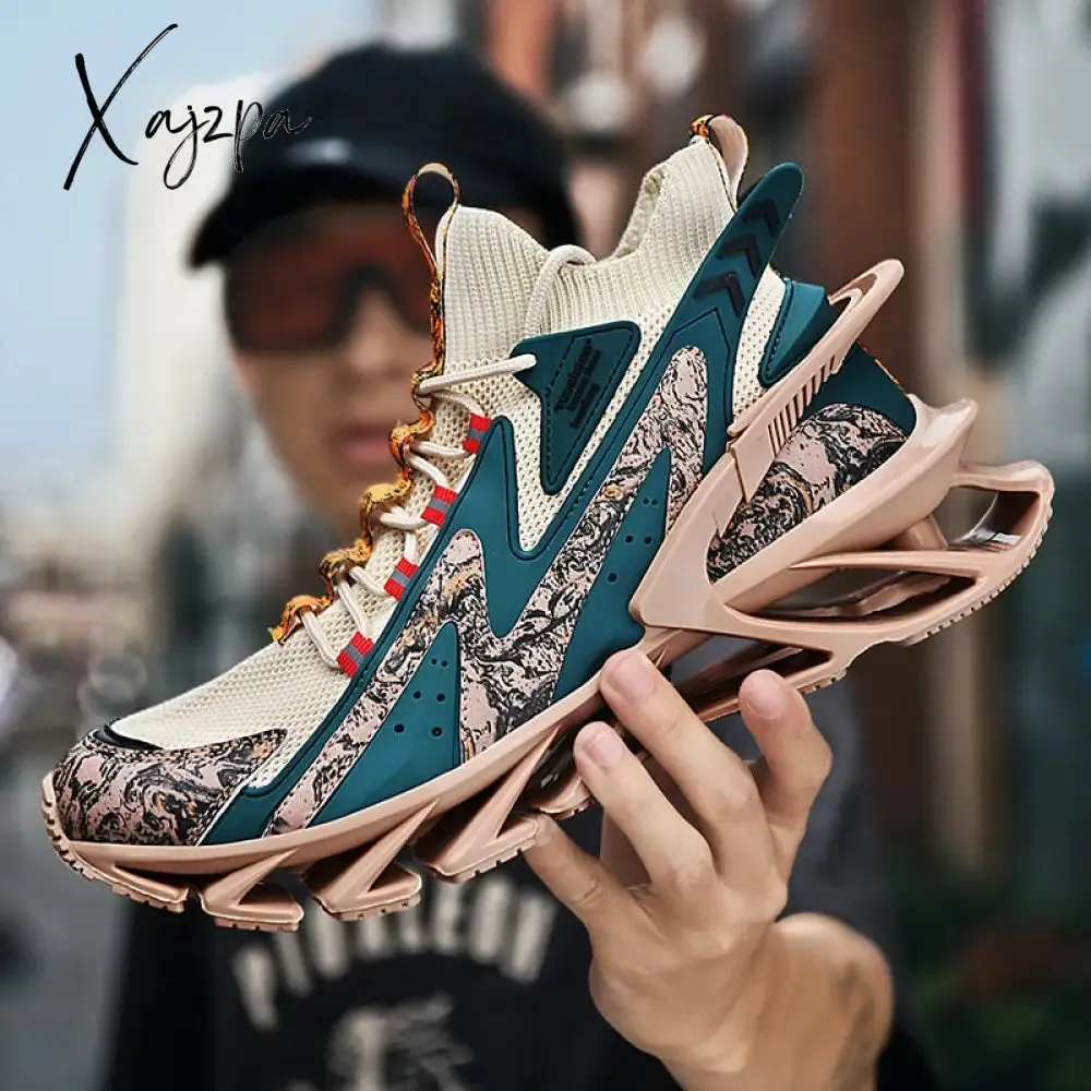 Xajzpa - men shoes Sneakers Male tenis Luxury designer shoes Mens casual Shoes platform Shoes fashion Blade loafers running Shoe for men